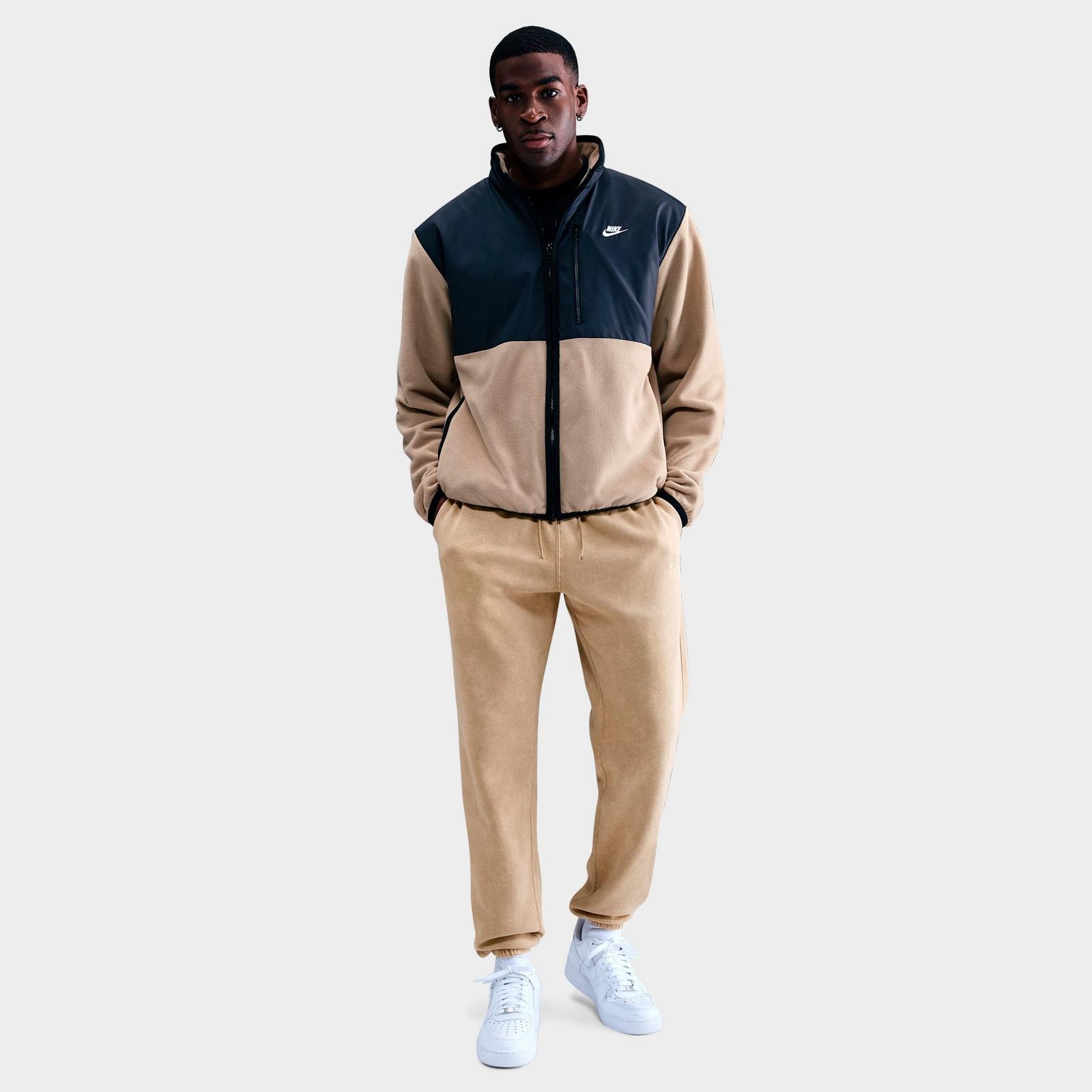 Men's Nike Sportswear Club Washed Cuffed Fleece Pants | Finish Line