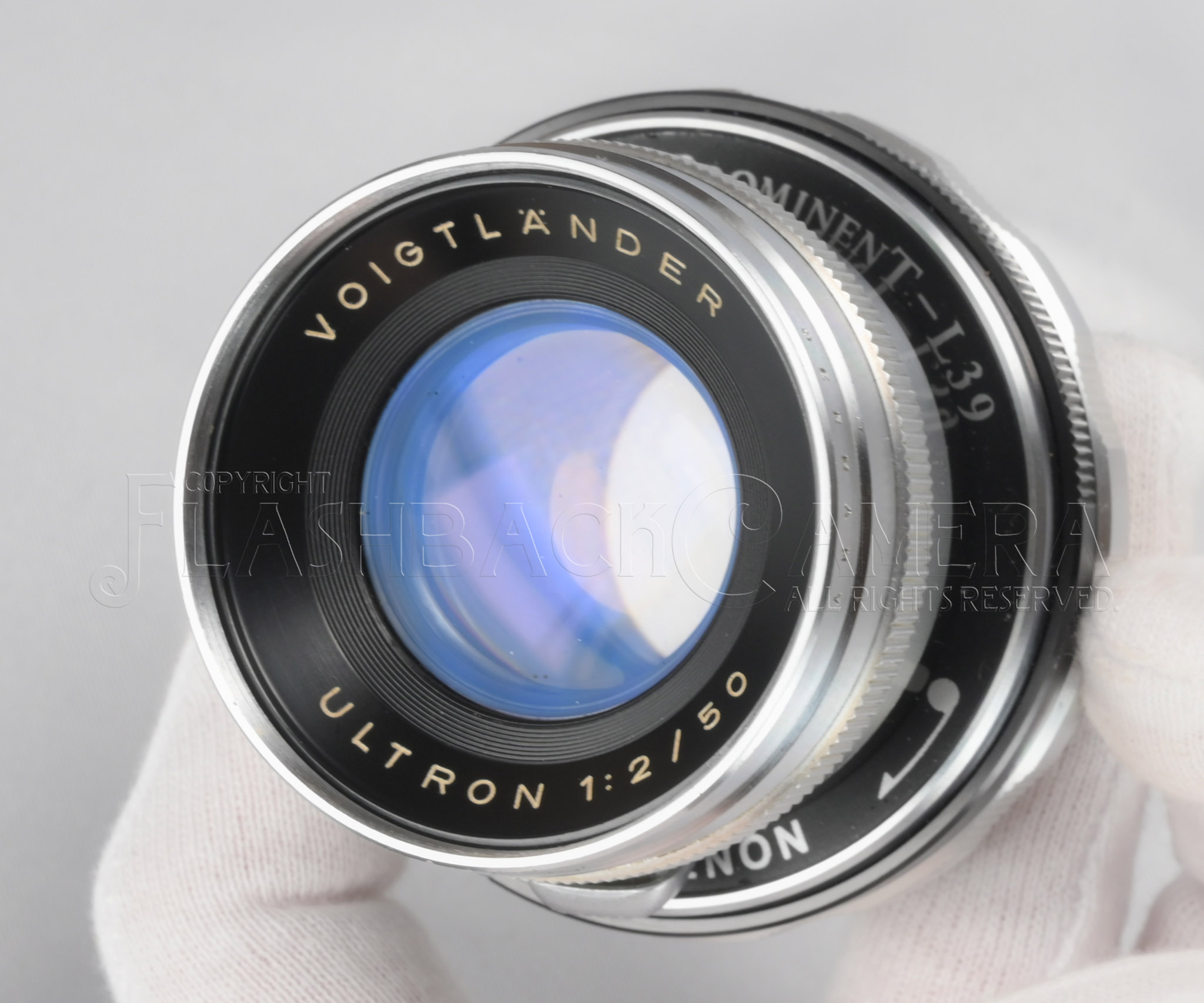 CLEAN * Voigtlander Ultron 50mm f2 for Prominent w/ Leica M