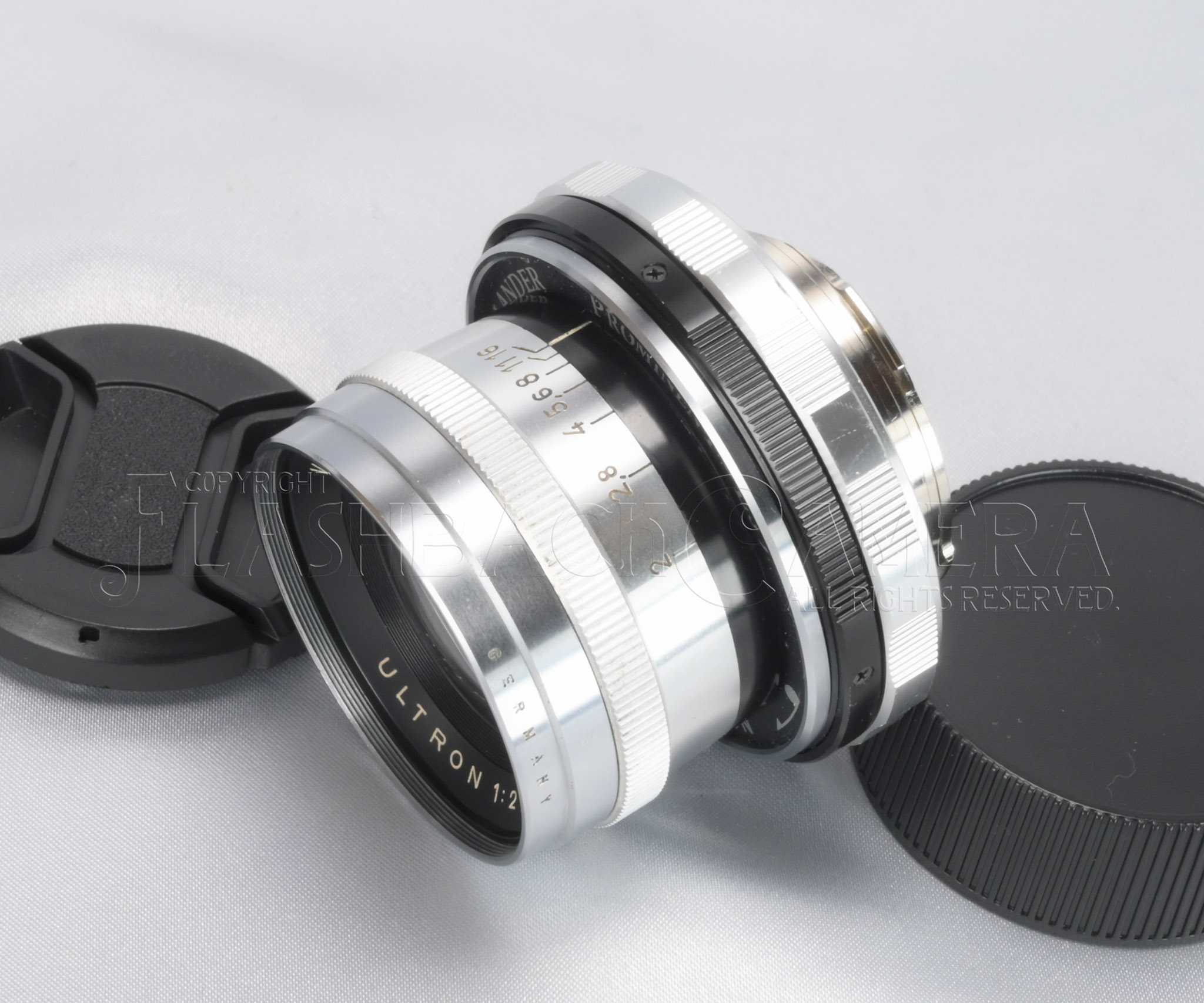 CLEAN * Voigtlander Ultron 50mm f2 for Prominent w/ Leica M