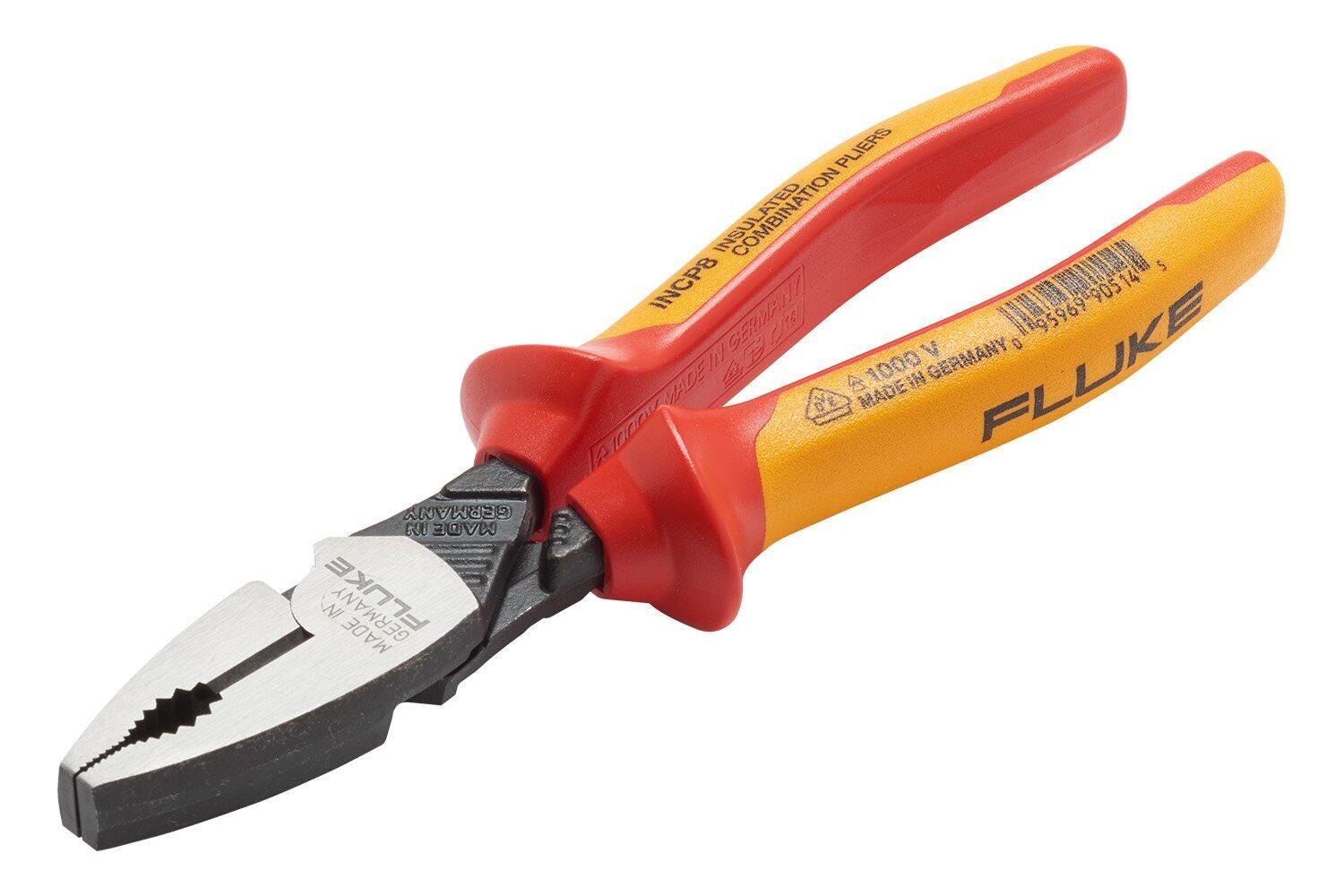 Insulated Needle Nose Pliers | 8” Long Nose Insulated Pliers | Fluke