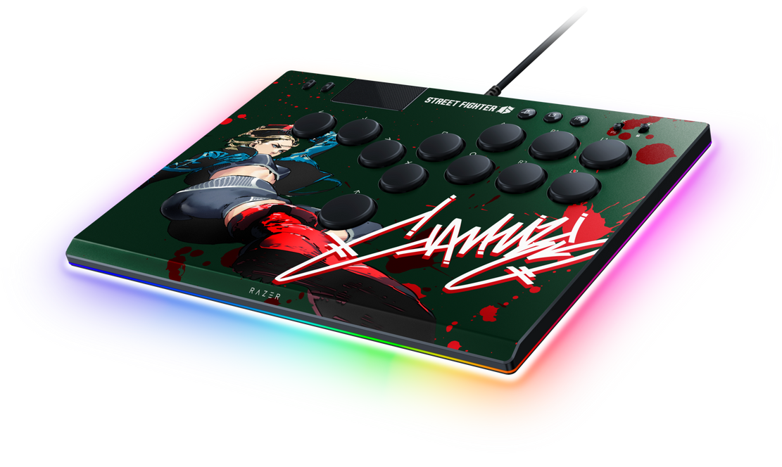 Razer Kitsune All-Button Optical Arcade Controller SF6 Cammy