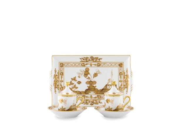 COFFEE SET FOR TWO WITH TRAY | GINORI 1735