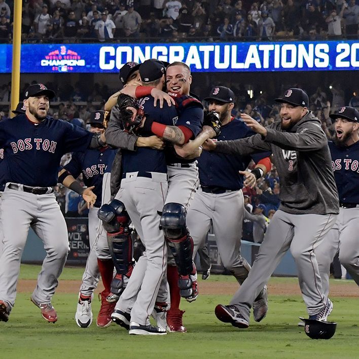 レッドソックスがワールドシリーズを制覇した瞬間！──2018スポーツ名