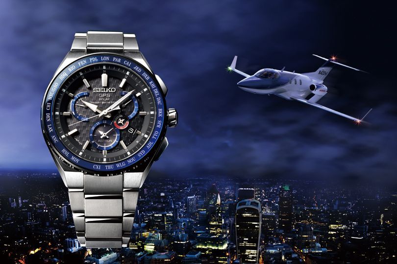セイコーがホンダジェットとコラボ──GPSソーラーウォッチ