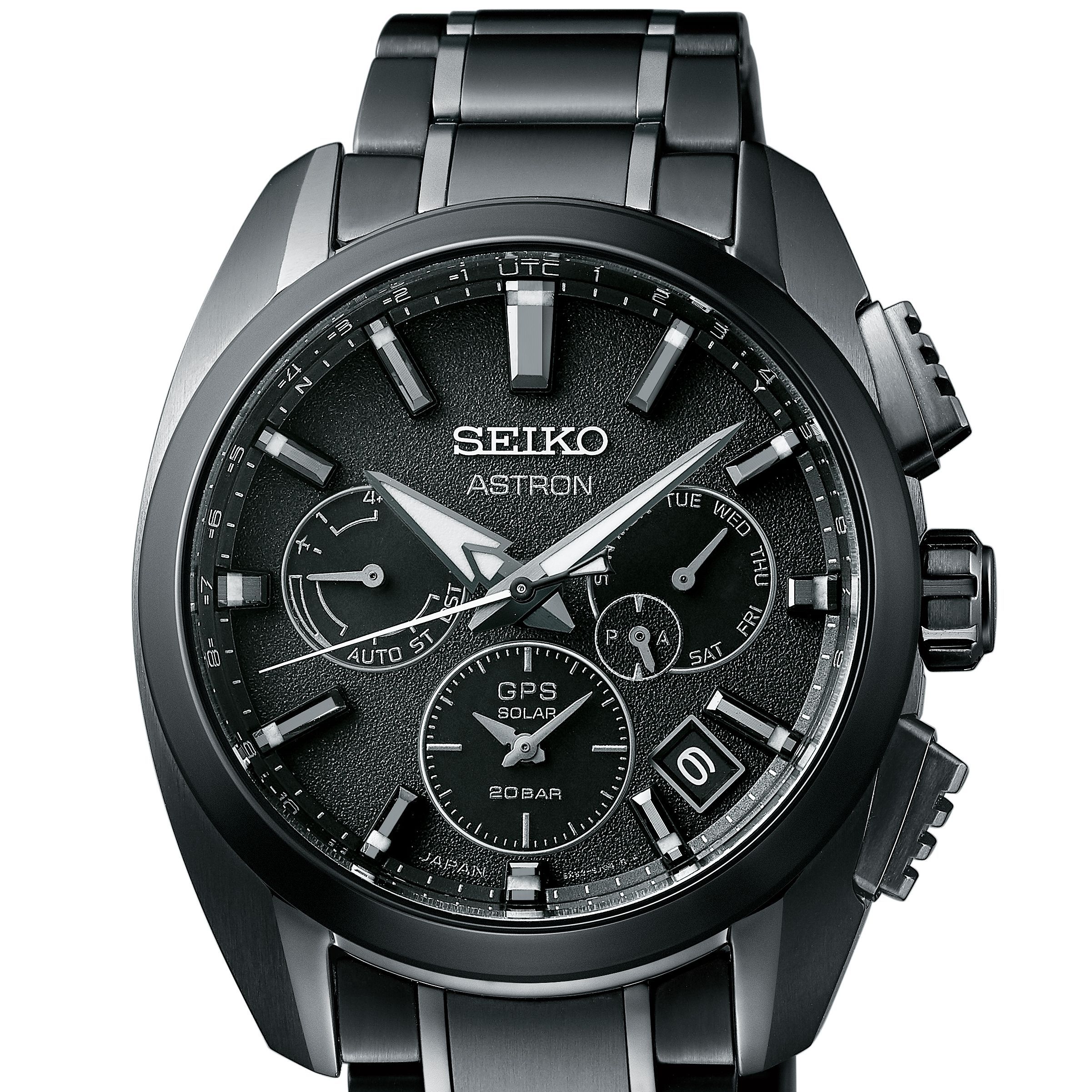 精悍なブラックモデルも選べる！ オールチタンケースのセイコー