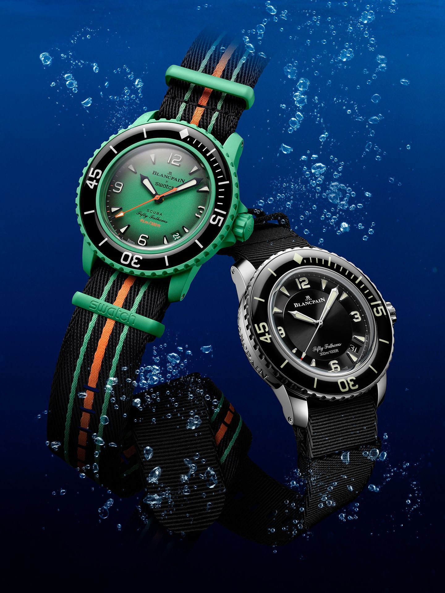 スウォッチ×ブランパンによる「スキューバ フィフティ ファゾムス」が