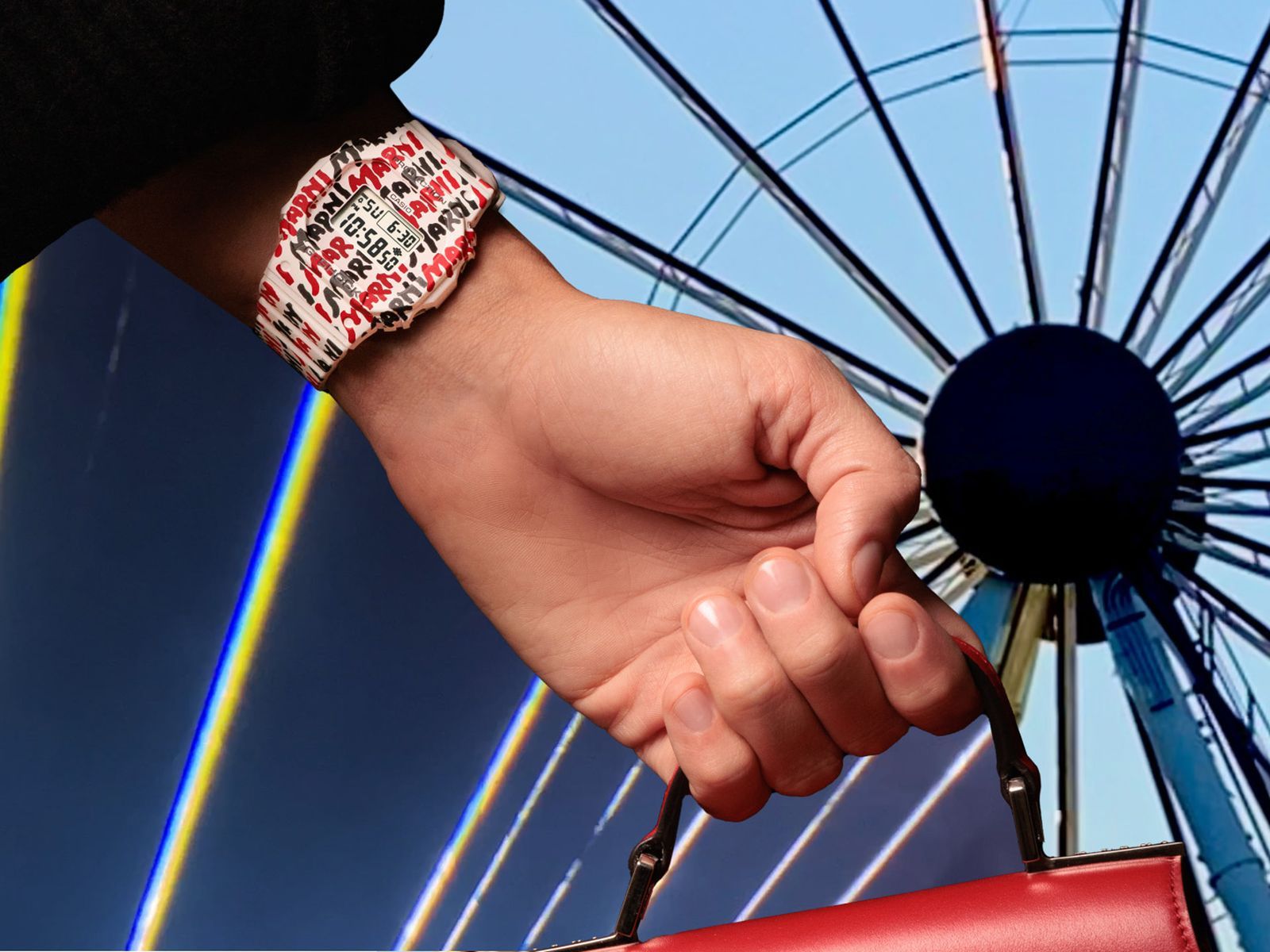 マルニ×G-SHOCKのコラボウォッチ発売──鮮烈なグラフィックで時を遊ぶ