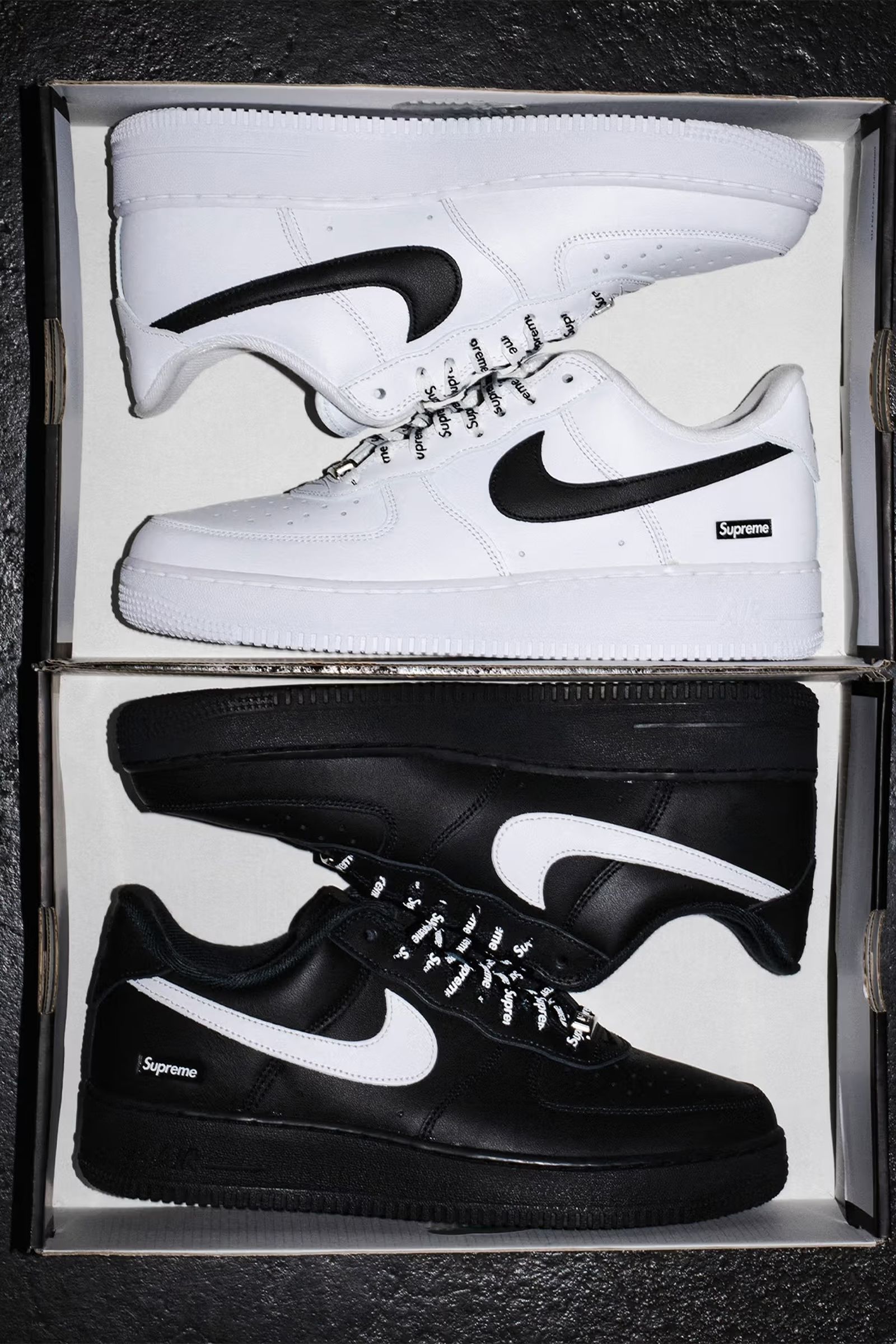 シュプリームとナイキの「エアフォース 1 ロー」カスタマイズモデルに