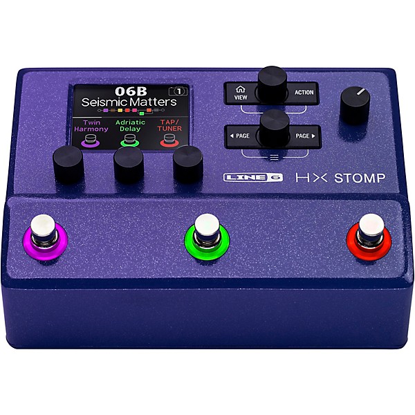Line 6 HX Stomp Limited-Edition Multi-Effects Pedal Purple