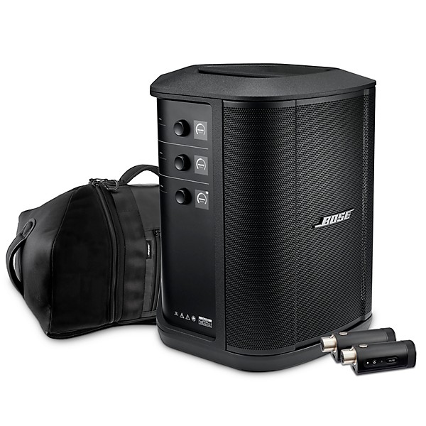 Bose S1 Pro+ Wireless PA System With Mic/Line Transmitters and