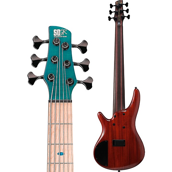 Ibanez Premium SR1426B 6-String Electric Bass Guitar Caribbean