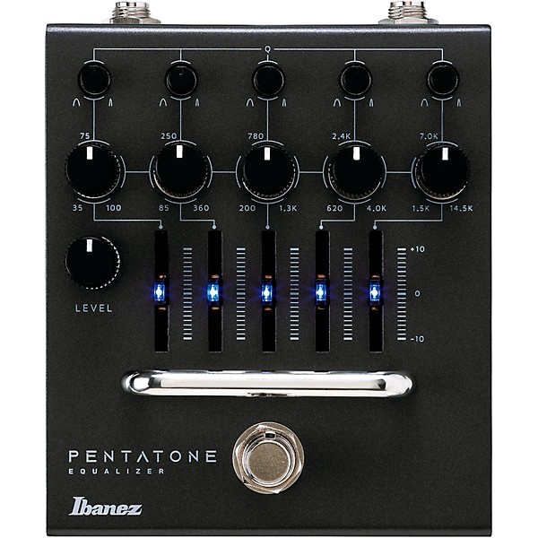 Ibanez Pentatone 5-Band Parametric EQ Effects Pedal Black | Guitar