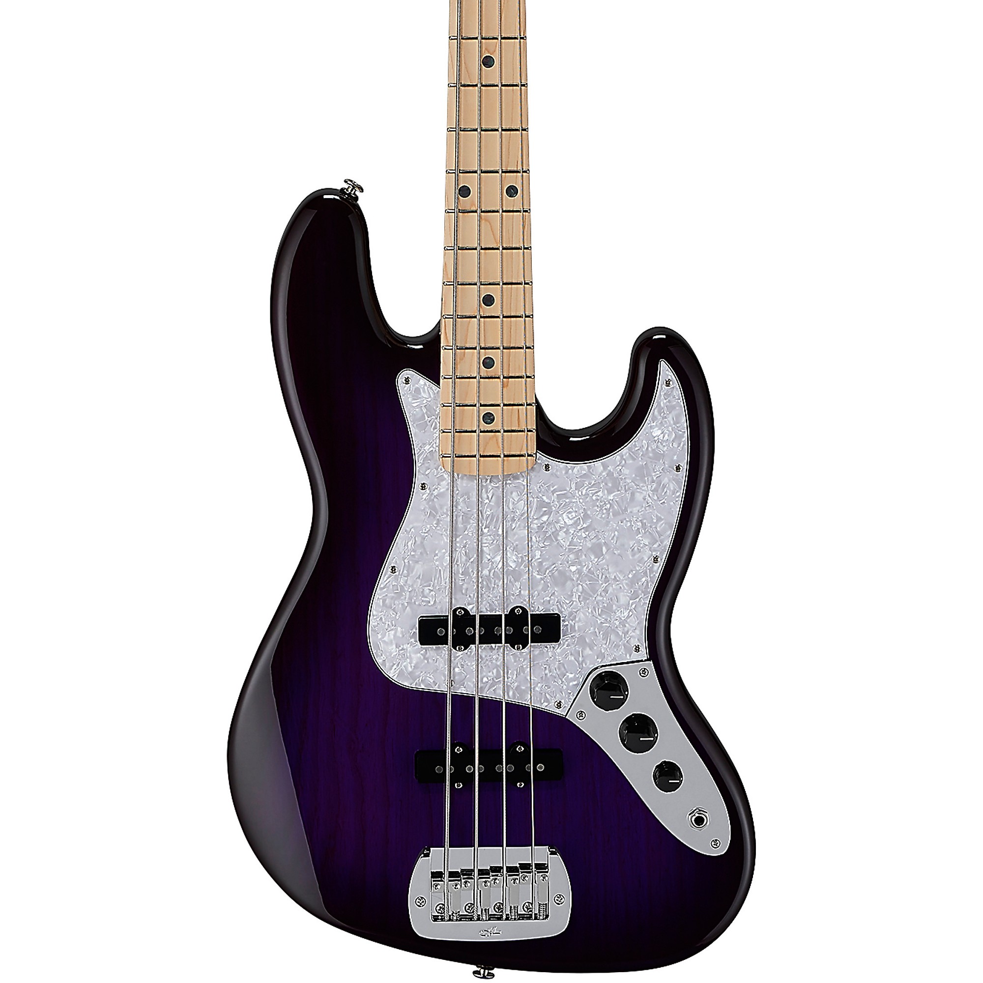 G&L Fullerton Deluxe JB With Maple Fretboard Electric Bass Purple