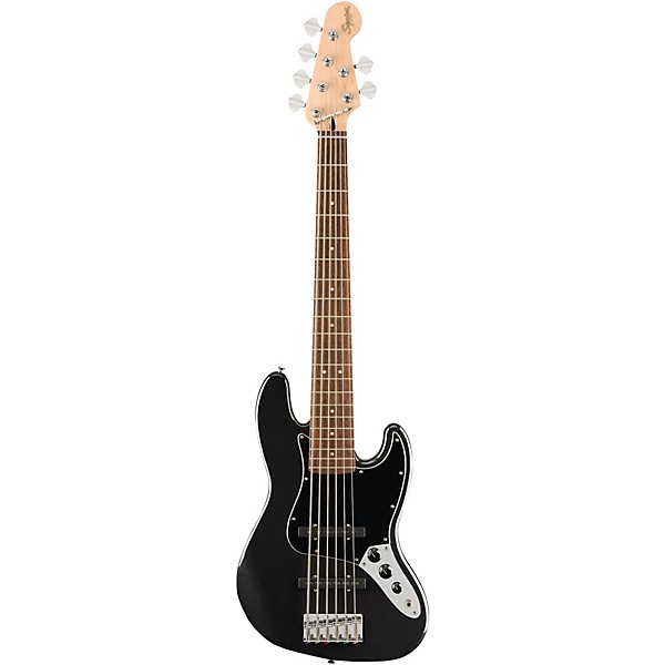 Squier Affinity Series Jazz Bass VI Black Metallic | Guitar Center