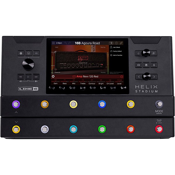 Line 6 Helix Stadium Floor Multi-Effects Guitar Processor Black