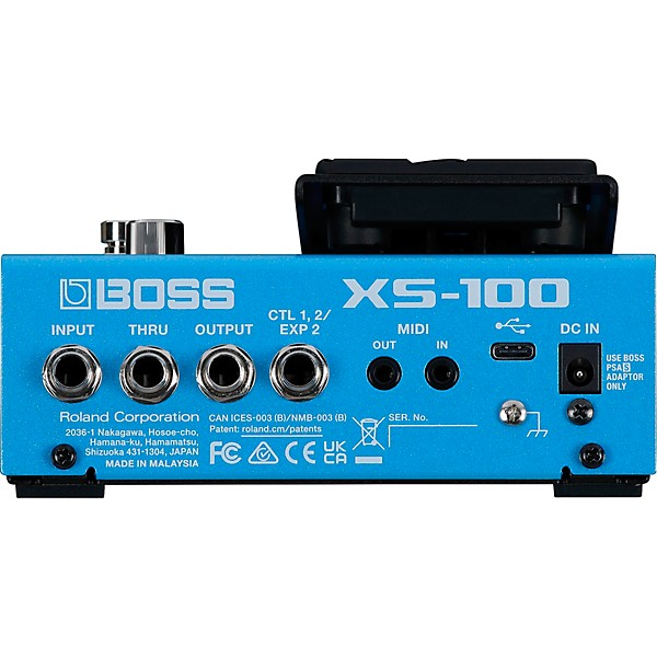 BOSS XS-100 Poly Shifter Pedal - Blue | Guitar Center