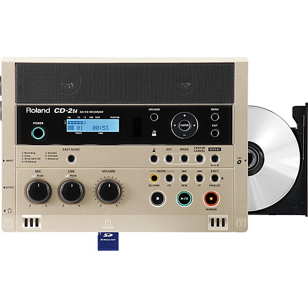 Open Box Roland CD-2u SD/CD Recorder 190839068217 | Guitar Center