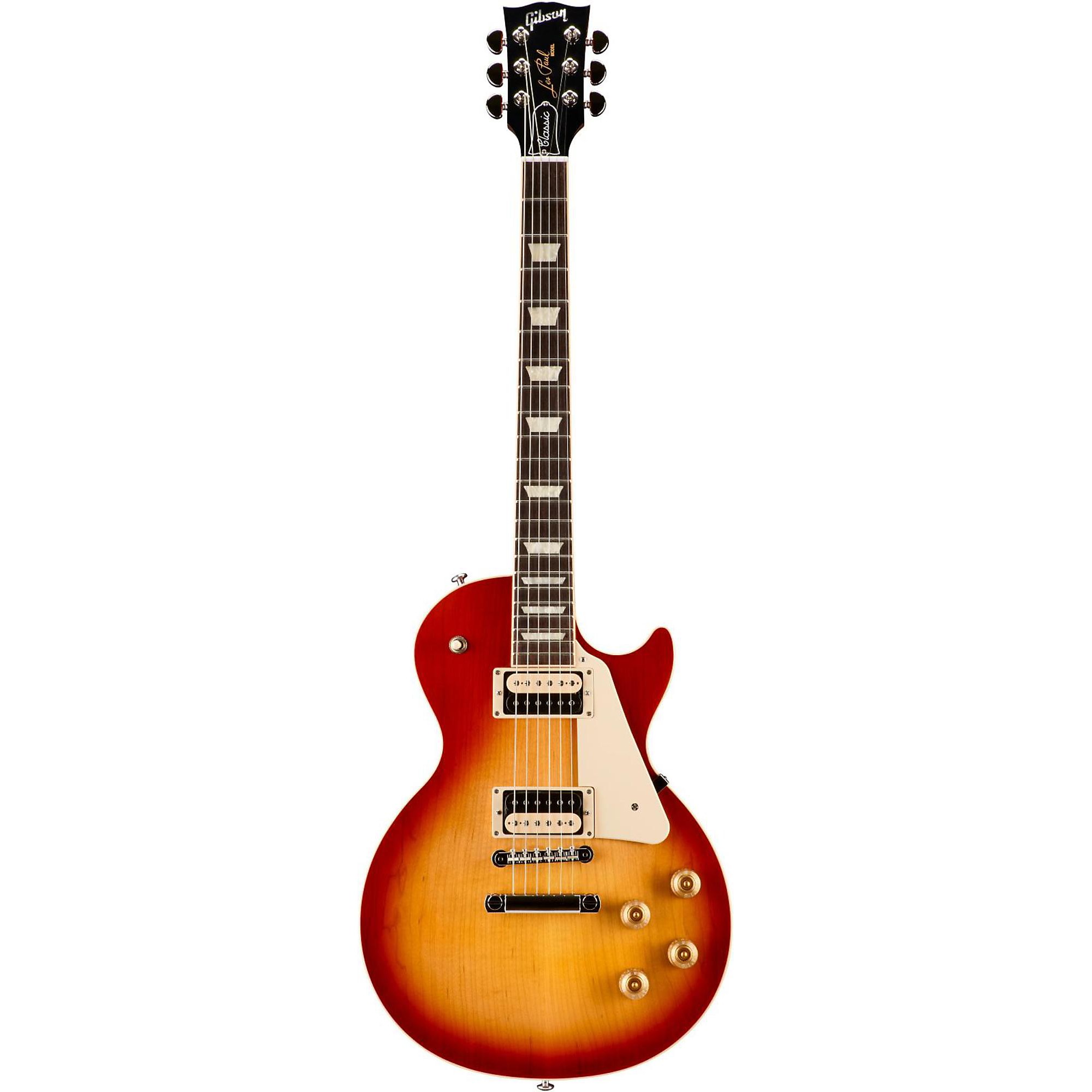 Gibson 2017 Les Paul Classic T Electric Guitar Heritage Cherry