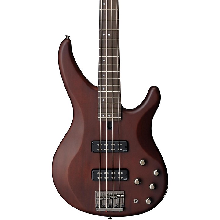 Yamaha TRBX504 4-String Premium Electric Bass Transparent Brown