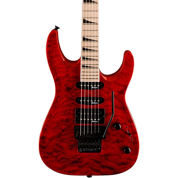 Jackson JS34Q Dinky DKAM Electric Guitar - Transparent Red