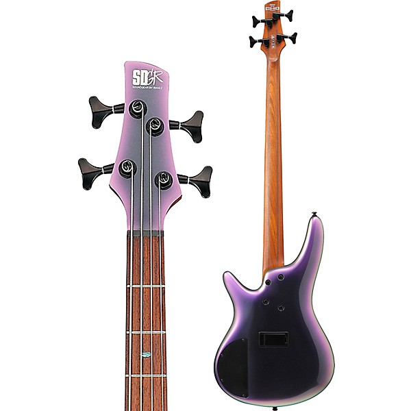 Ibanez SR500E Electric Bass Black Aurora Burst | Guitar Center