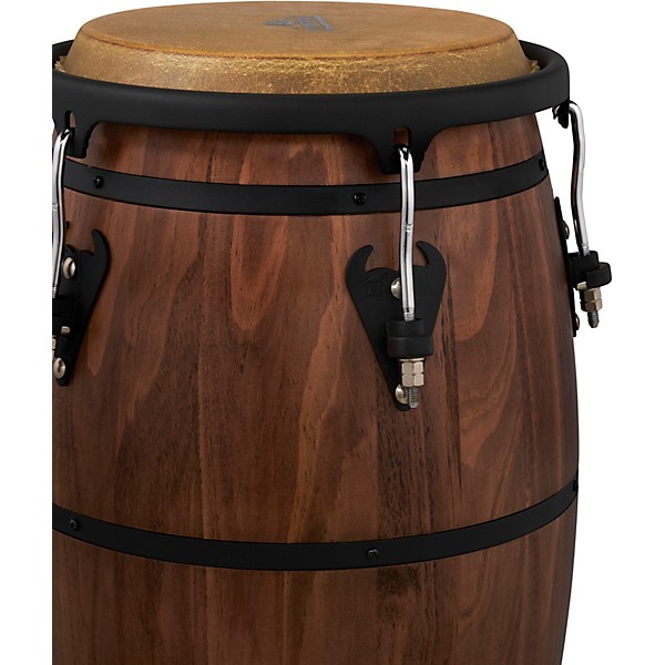 LP Matador Whiskey Barrel Conga, with Black Hardware 12.50 in