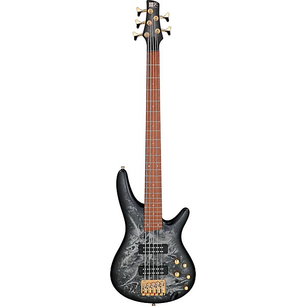 Ibanez SR305EDX 5-String Electric Bass Guitar Black Ice Frozen