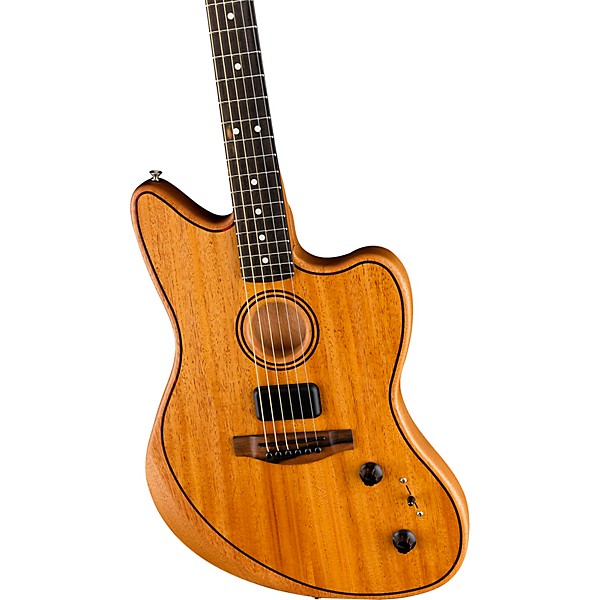 Fender American Acoustasonic Jazzmaster All-Mahogany Acoustic