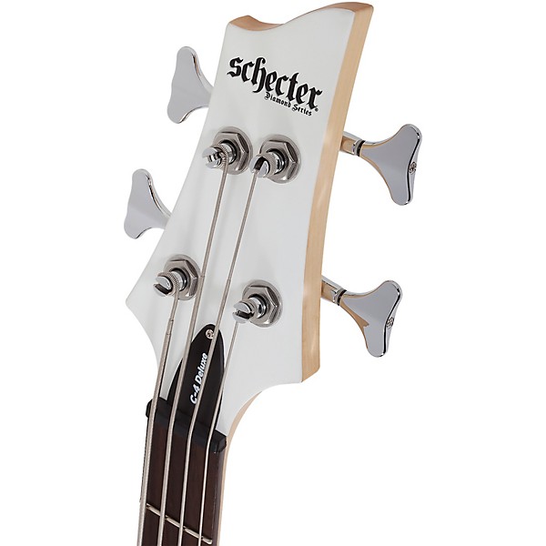 Schecter Guitar Research C-4 Deluxe Electric Bass Satin White