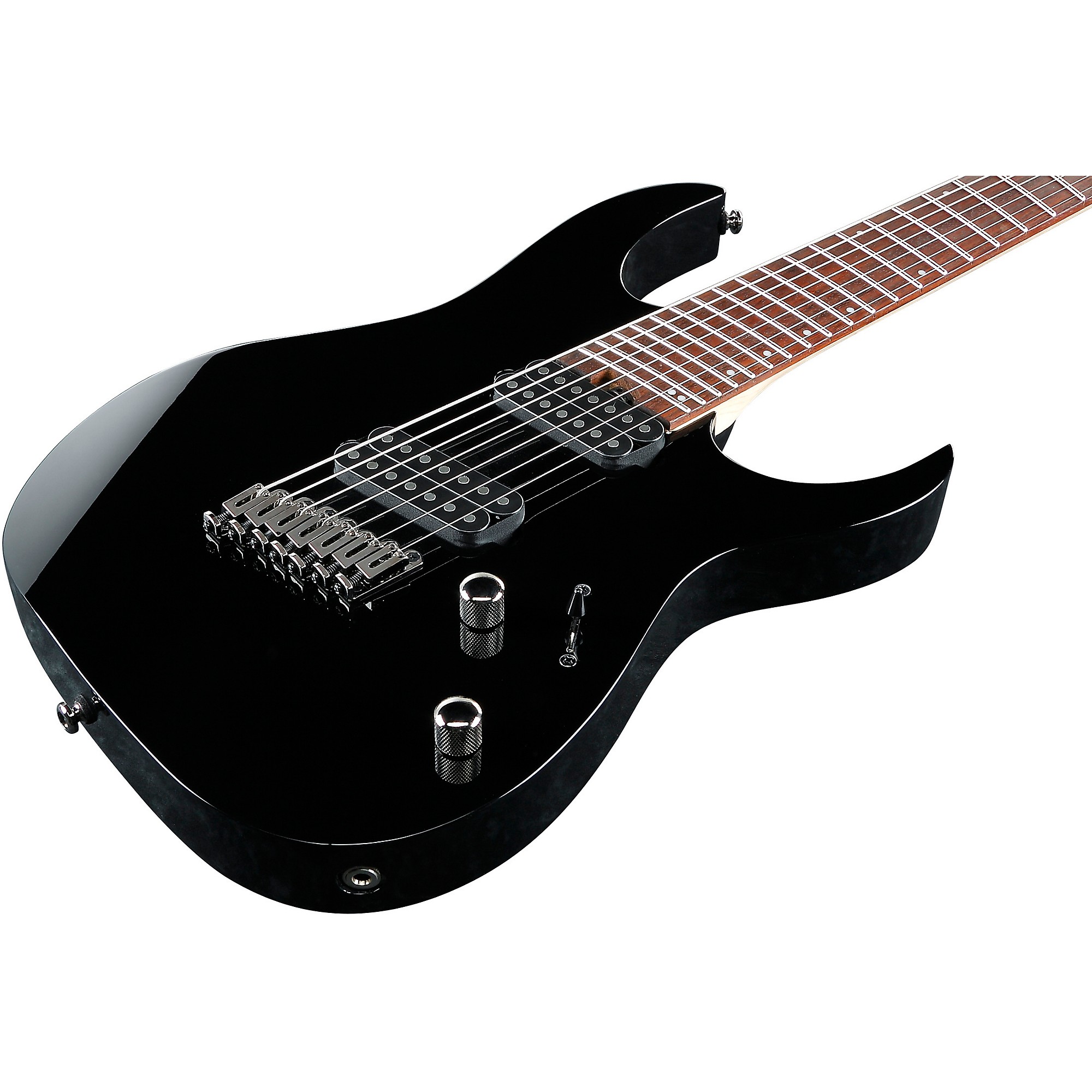 Ibanez RGMS7 Multi-Scale 7-String Electric Guitar Black | Guitar