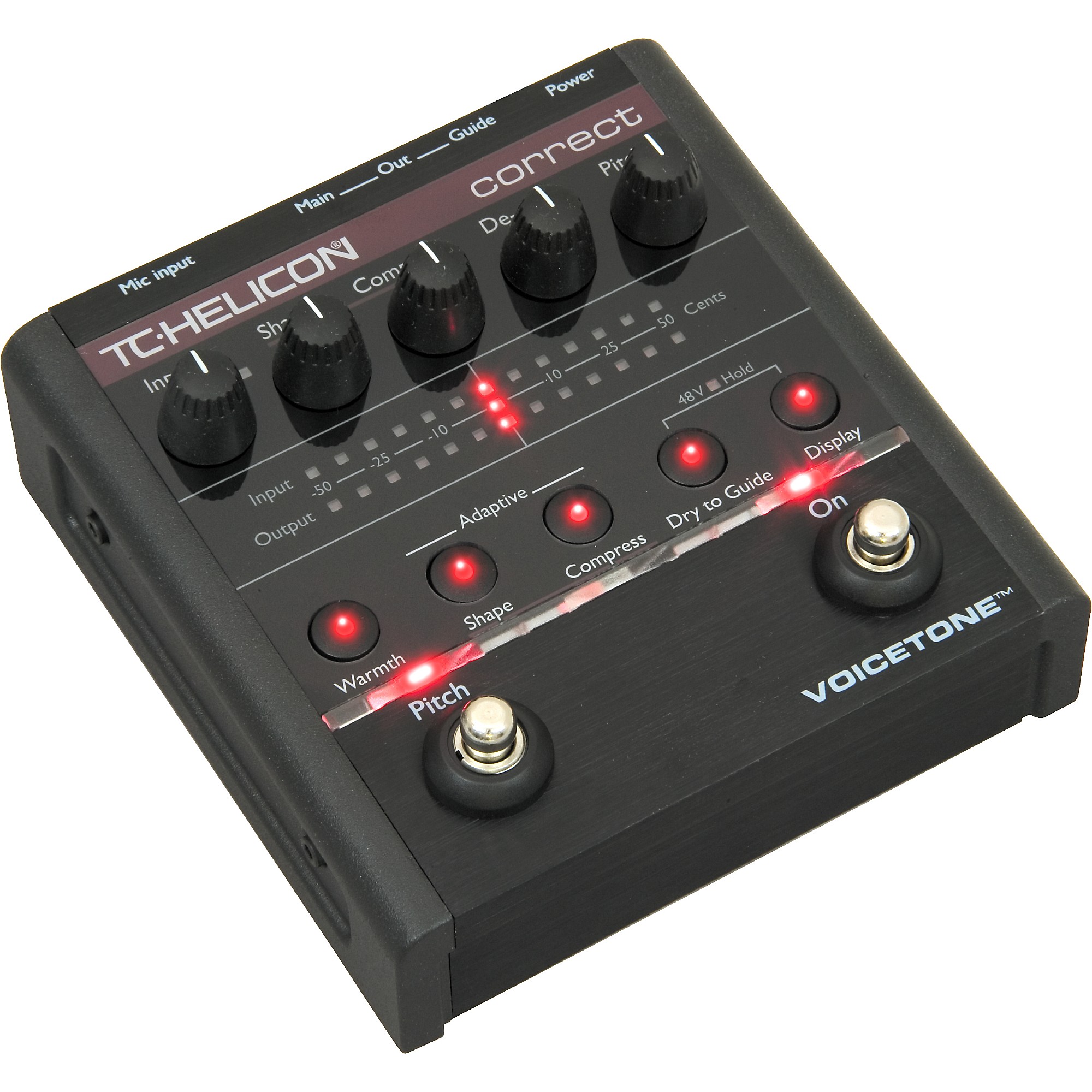 TC Helicon VoiceTone Correct Vocal Pedal | Guitar Center