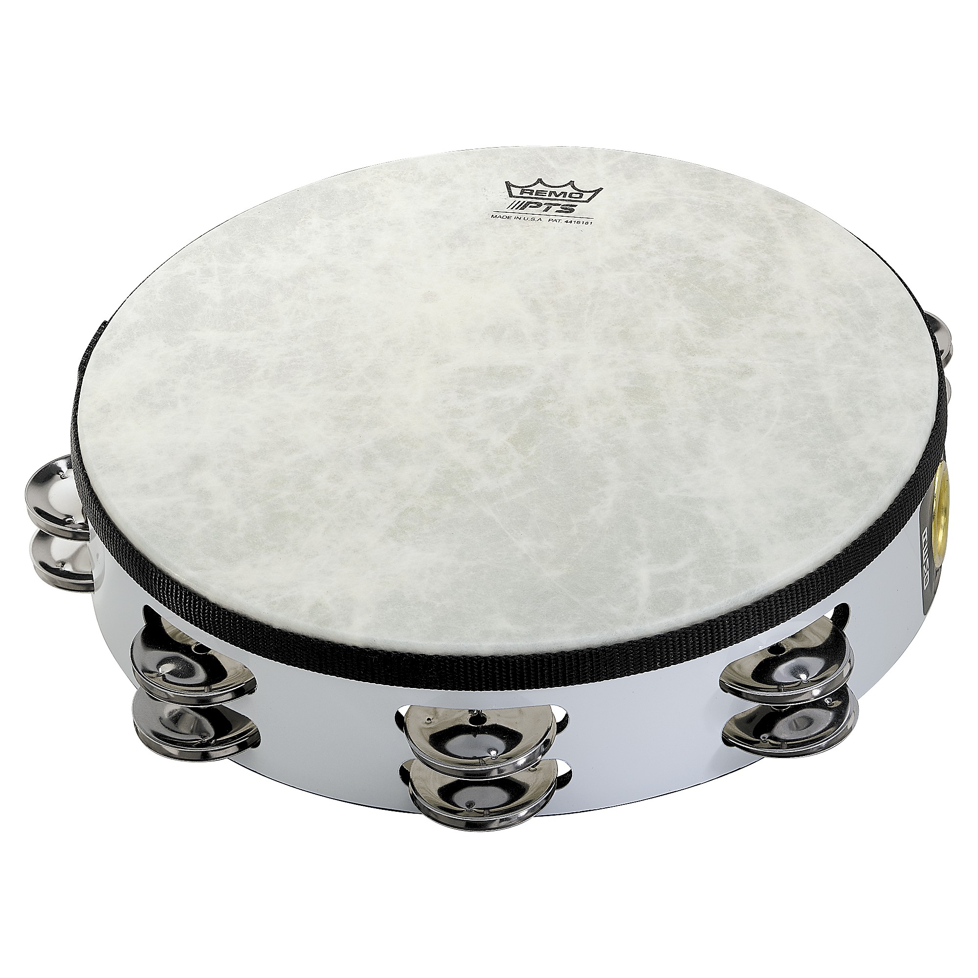 Remo Fixed-Head Tambourine White 8