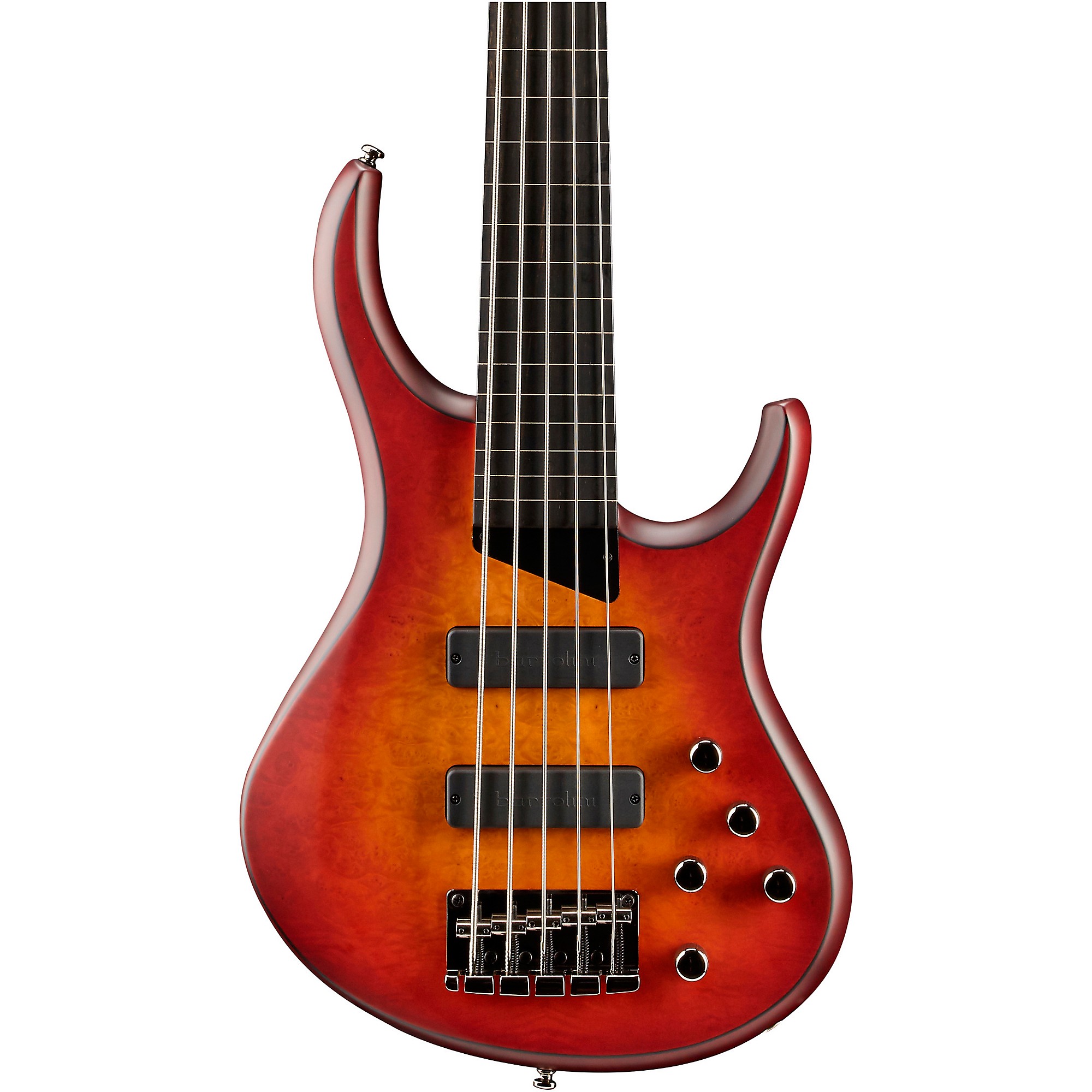 MTD Kingston ZX 5-String Fretless Electric Bass Guitar Cherry