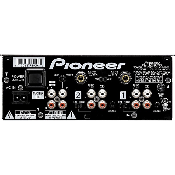 Open Box Pioneer DJ DJM-400 Professional DJ Mixer | Guitar Center