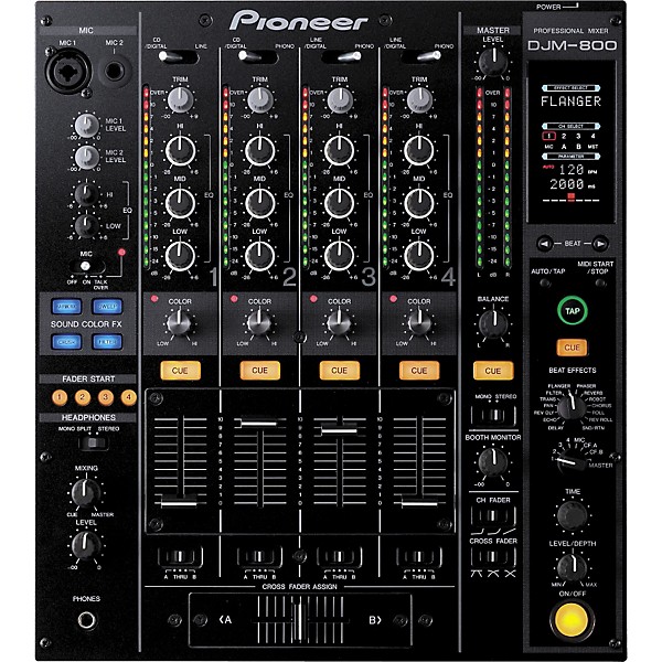 Pioneer DJ DJM-800 Professional DJ Mixer | Guitar Center