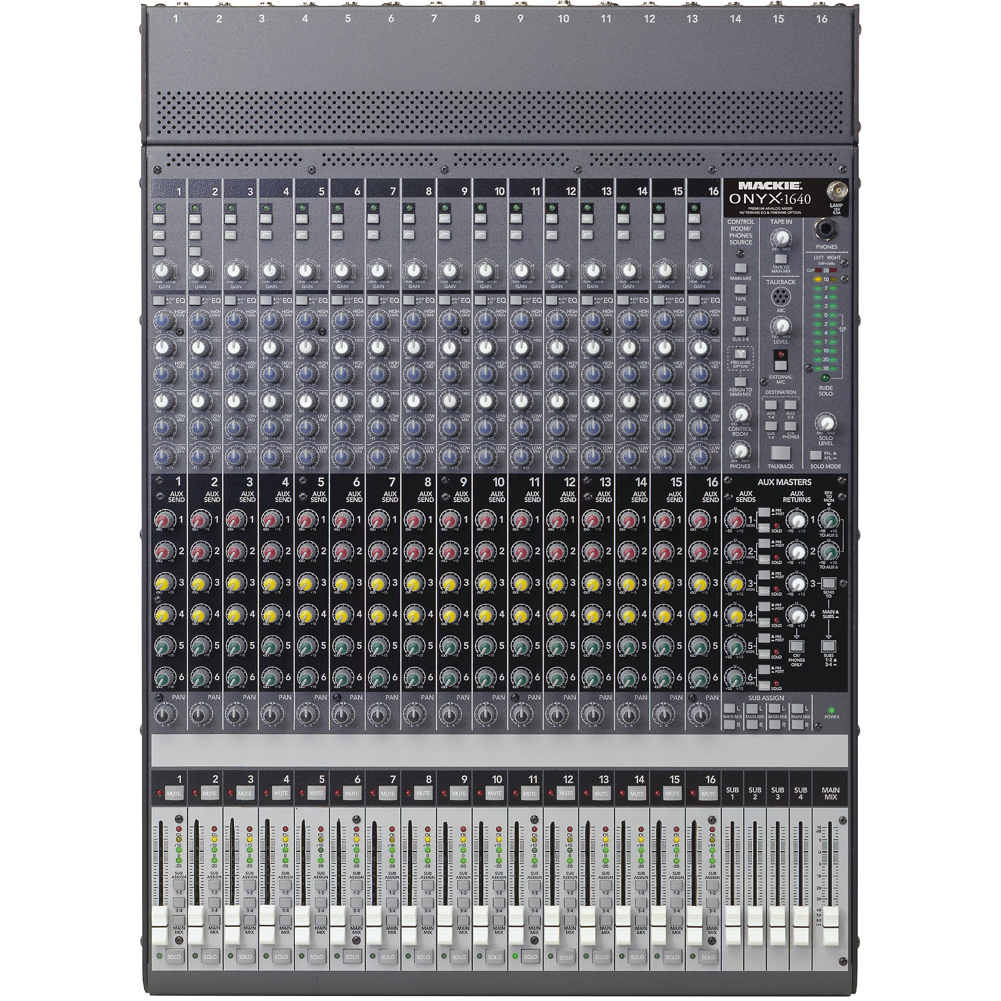 Mackie Onyx 1640 16-Channel Mixer | Guitar Center
