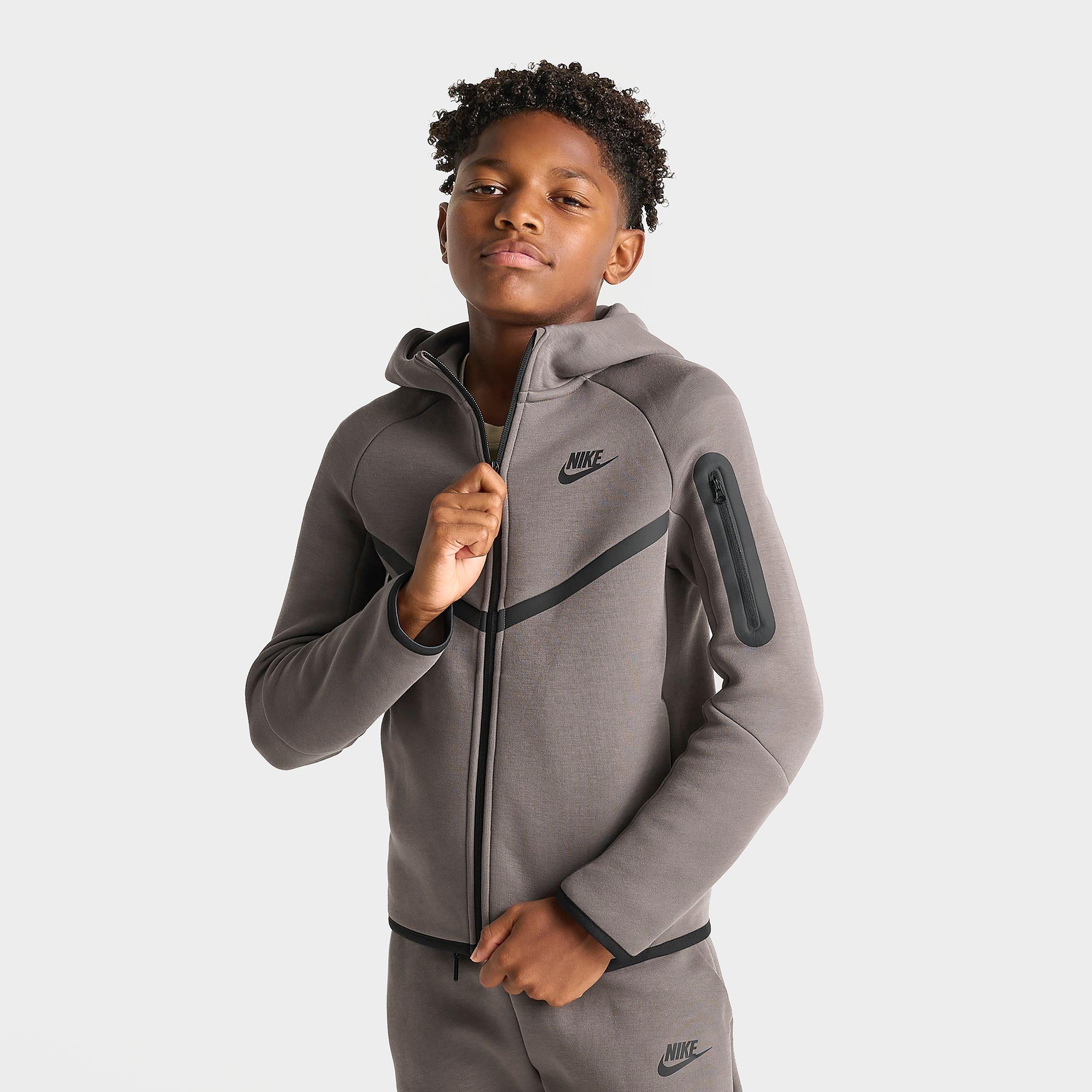 Boys' Big Kids' Nike Sportswear Tech Fleece Full-Zip Hoodie | JD