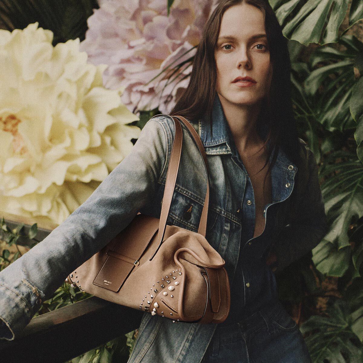 バー ホールドオール ミディアム | トフィー スエード・バイカーレザー