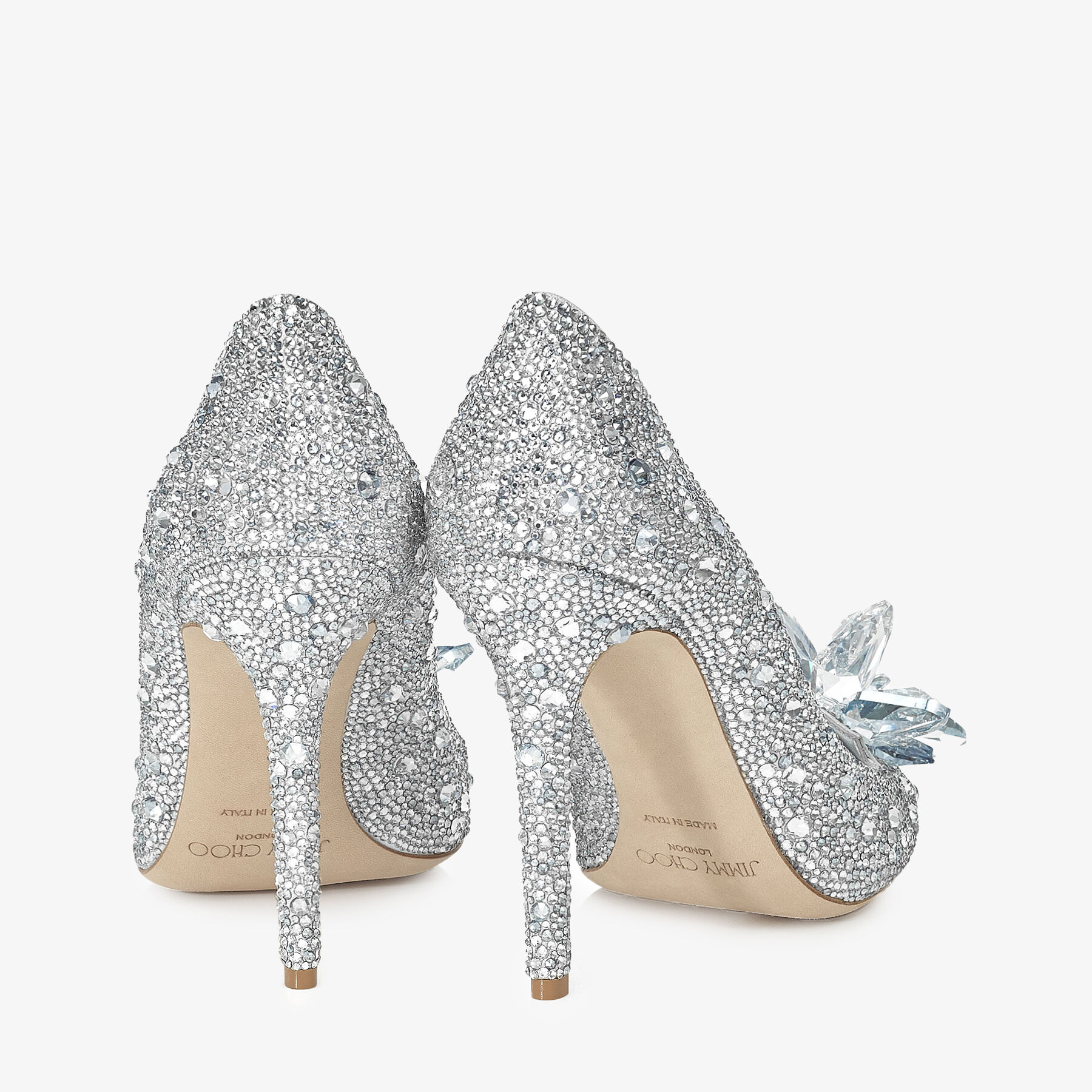 Crystal Covered Pointy Toe Pump | Alia | JIMMY CHOO