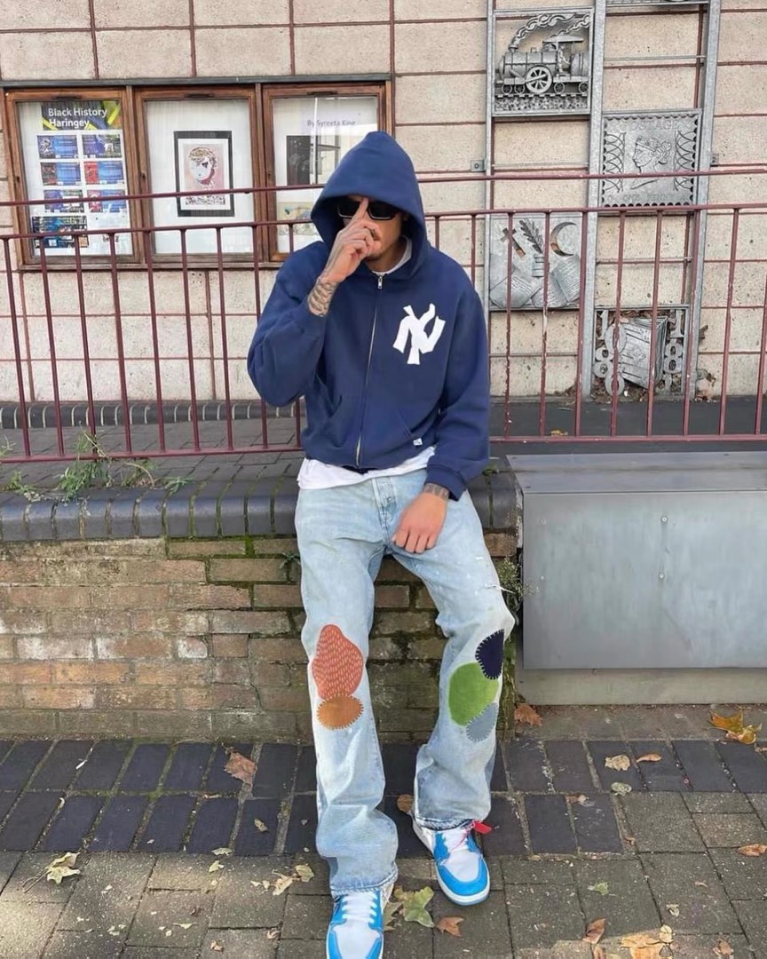 Akimbo Zip Up hoodie NY, Men's Fashion, Tops & Sets, Hoodies on