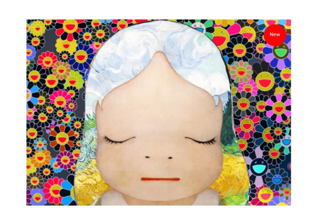 預訂] 村上隆太陽花奈良美智草間彌生DEATH NYC 潮流藝術畫Pop art