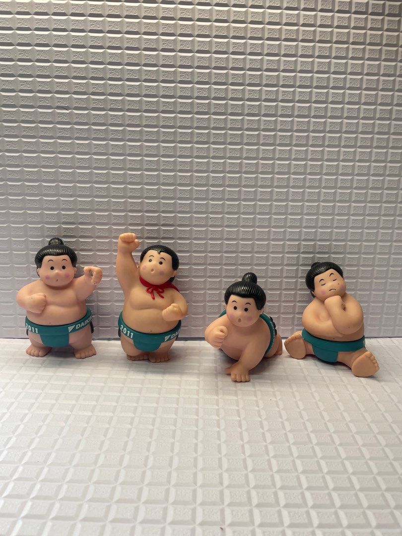 DAIKIN 大金2011 相撲力士公仔大金寶寶大金公仔絕版公仔公仔模型相撲