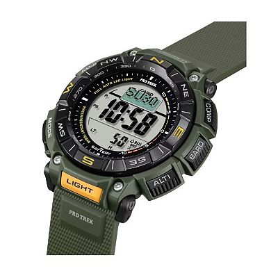 Casio Men's Pro Trek Biomass Tough Solar Atomic Triple-Sensor