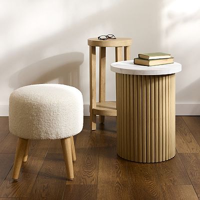 INK+IVY Orion Round End Table