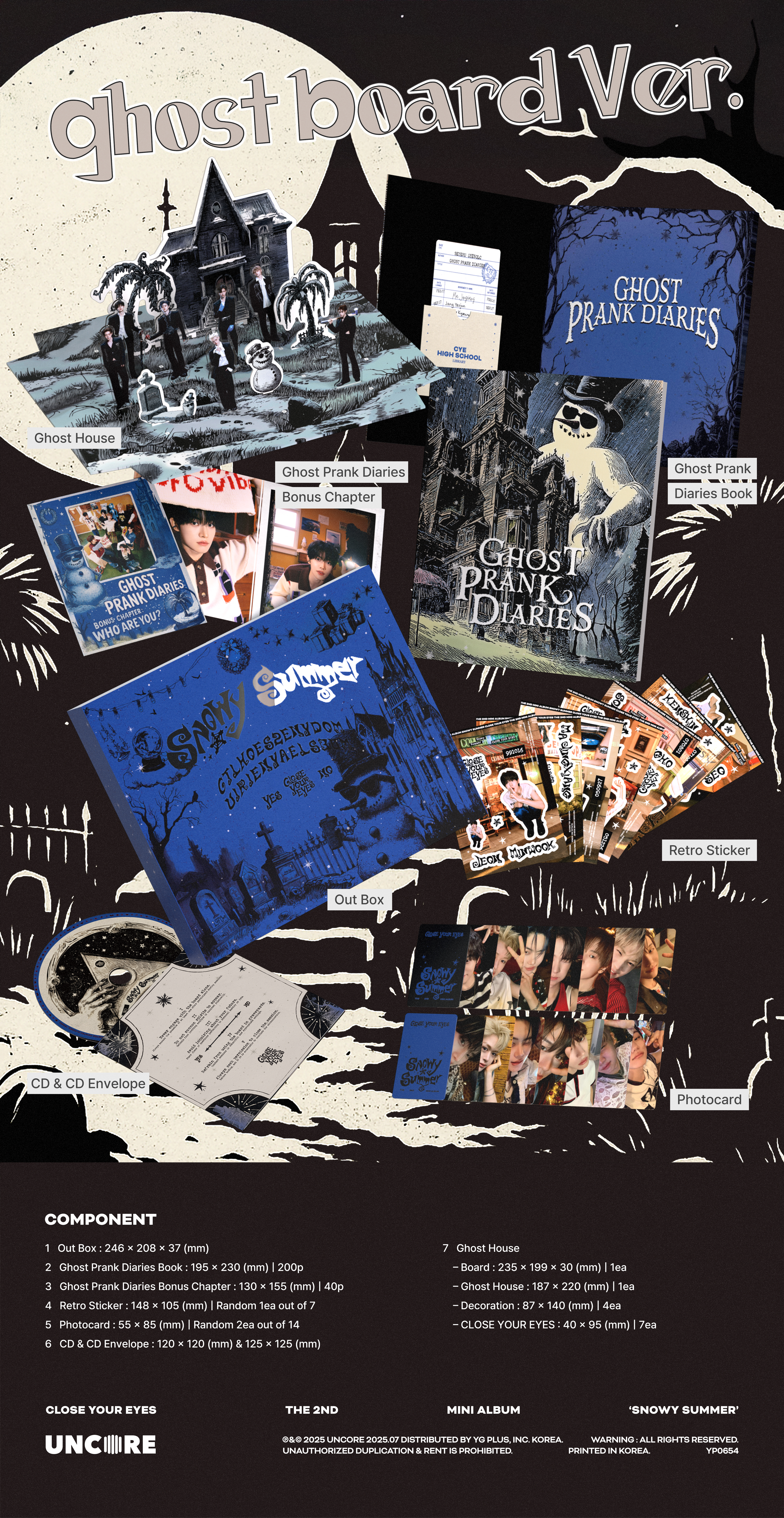 ktown4u.com : CLOSE YOUR EYES - 2nd Mini Album 'Snowy Summer