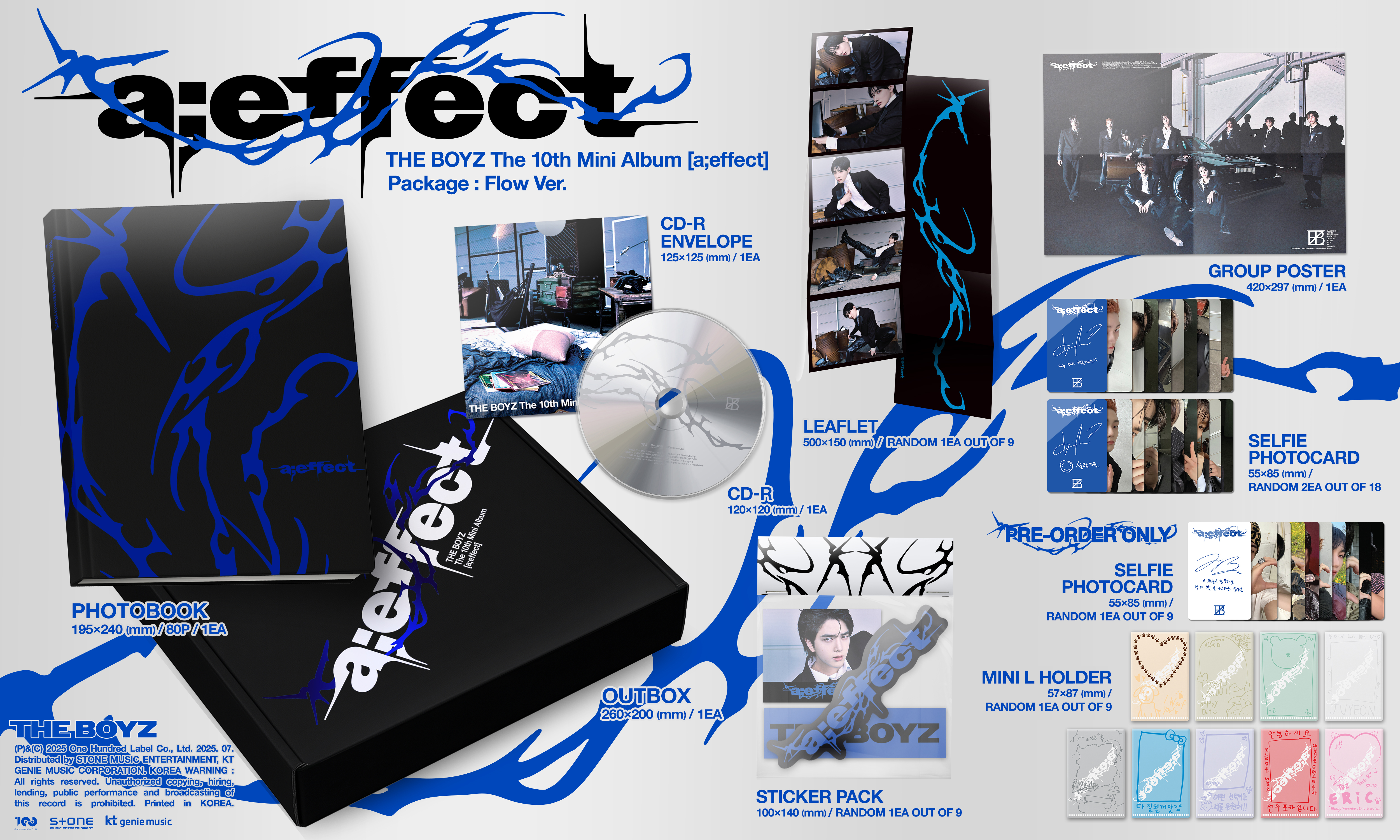 jp.ktown4u.com : THE BOYZ - ミニアルバム10集 [a;effect] (Flow Ver.)