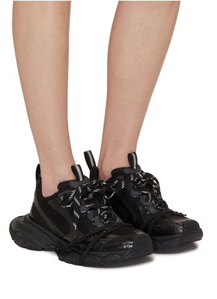 BALENCIAGA | 3XL Low Top Sneakers | BLACK | Women | Lane Crawford
