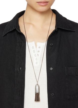 LEMAIRE | Personal Brush Brass Necklace | Women | Lane Crawford