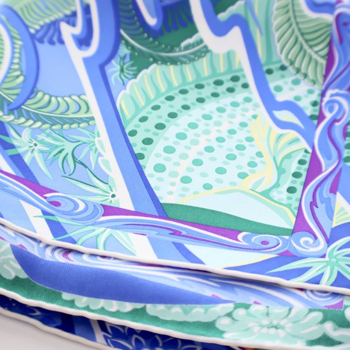 Hermes La Mer Au Ciel Silk Scarf 90 - Luxe Du Jour