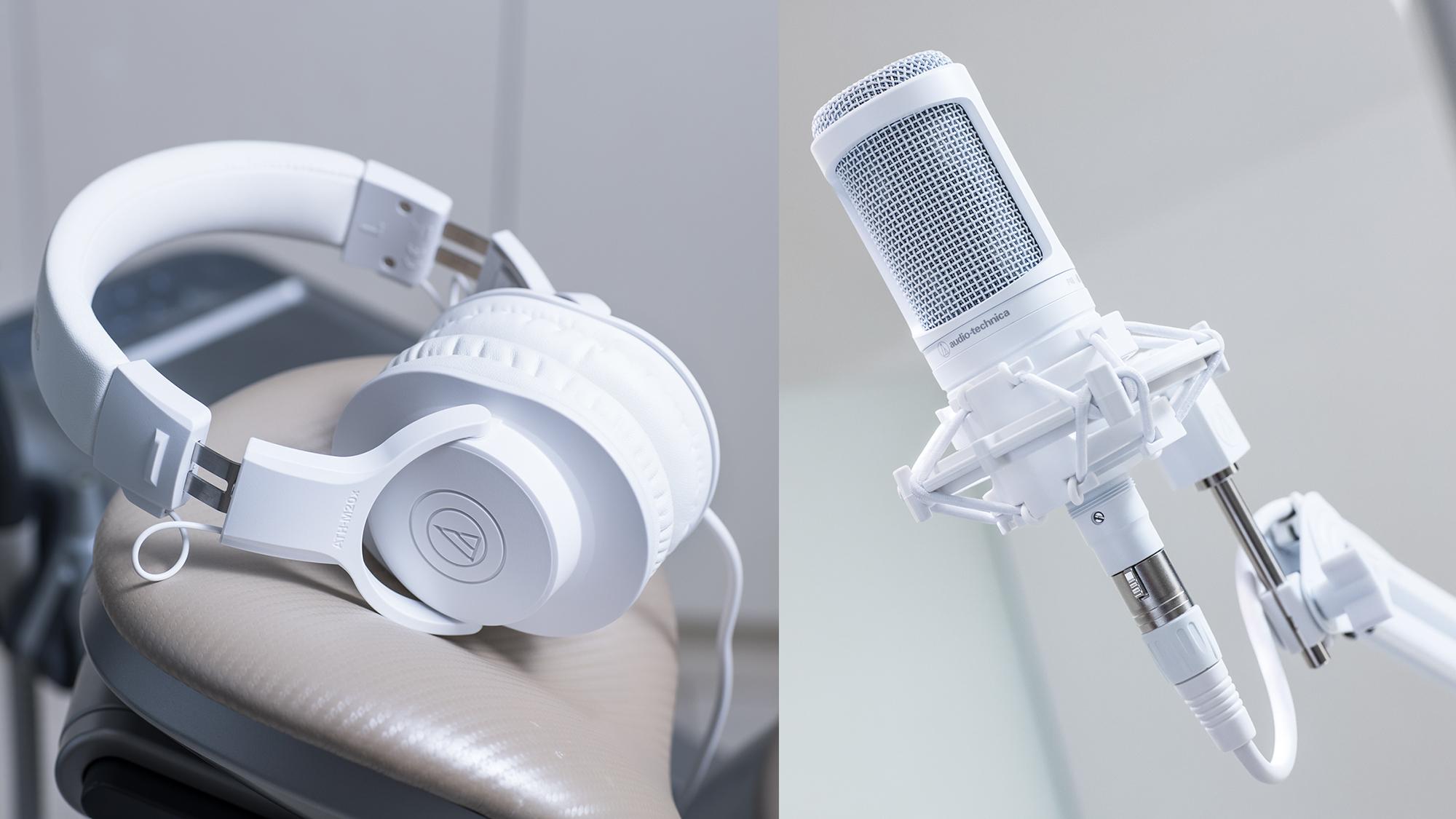 ケーブルやアームまで真っ白。フレッシュな見た目で気分もアガる